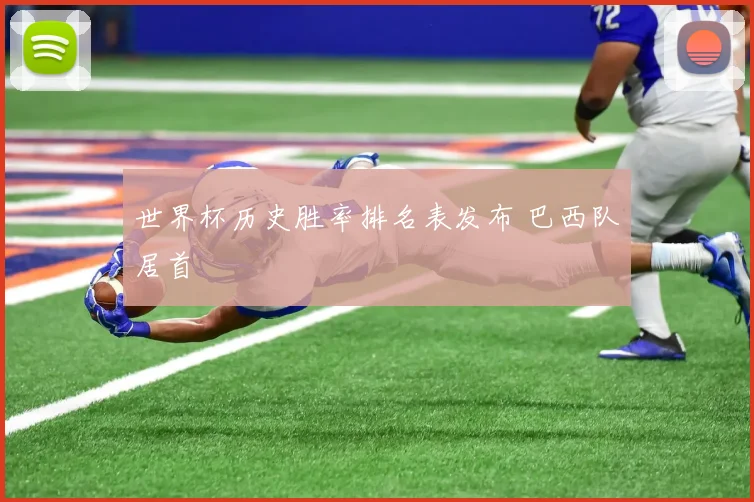 世界杯历史胜率排名表发布 巴西队居首